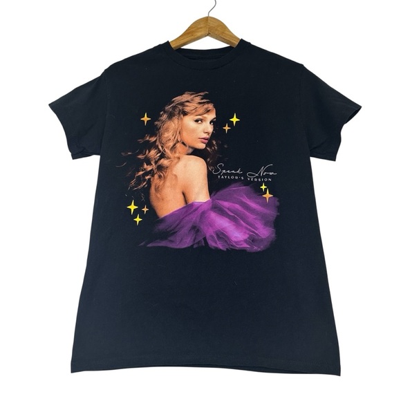 Taylor Swift Tops - Taylor Swift Black and  Purple SPEAK NOW Graphic Tee Taylor’s Version